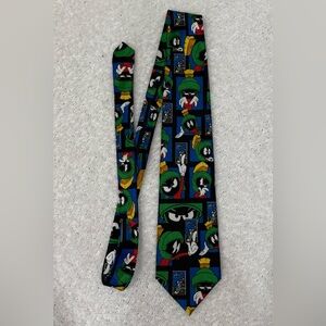 Looney Tunes Stamp Collection Tie — Marvin the Martian (1997 Vintage)
